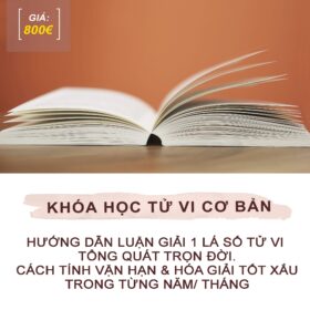 Khóa Học Tử Vi Cơ Bản