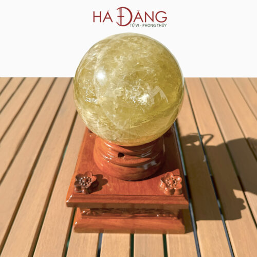 Quả Cầu Thạch Anh Vàng VIP - Ảnh 3