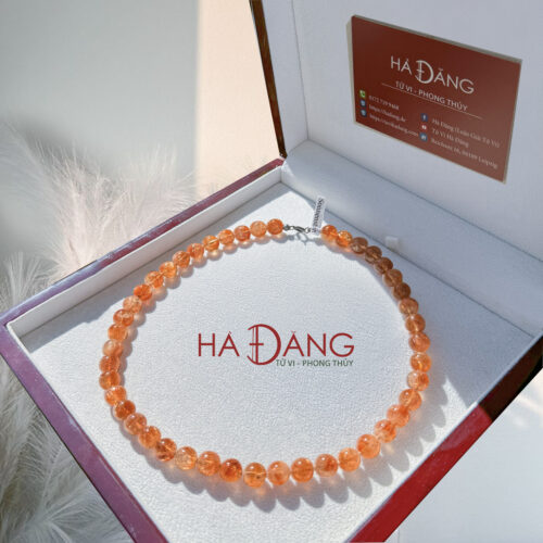 Chuỗi Vòng Đeo Cổ Đá Mặt Trời