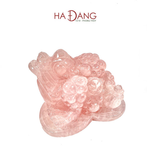 Cóc Thiềm Thừ Thạch Anh Hồng - Ảnh 2