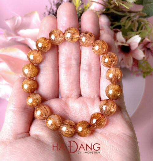 Thạch Anh Tóc Đỏ - Đồng Trục Siêu Vip