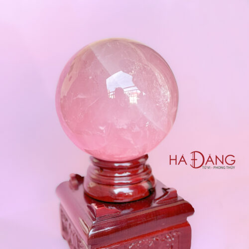 Quả Cầu Thạch Anh Hồng VIP - Ảnh 2