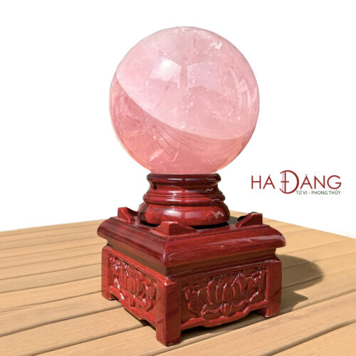 Quả Cầu Thạch Anh Hồng VIP - Ảnh 3