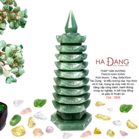 Tháp Văn Xương Thạch Anh Xanh
