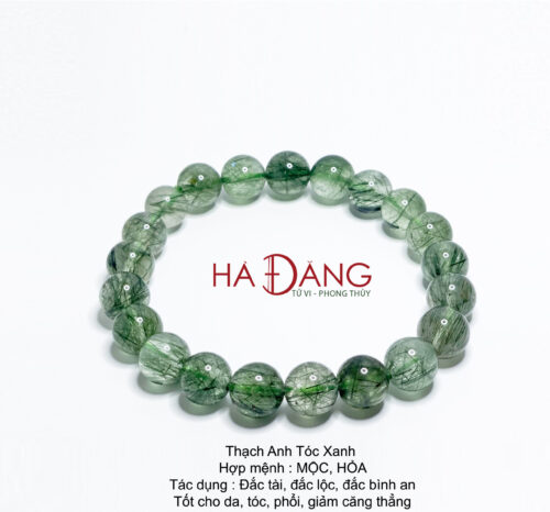 Thạch Anh Tóc Xanh Thường